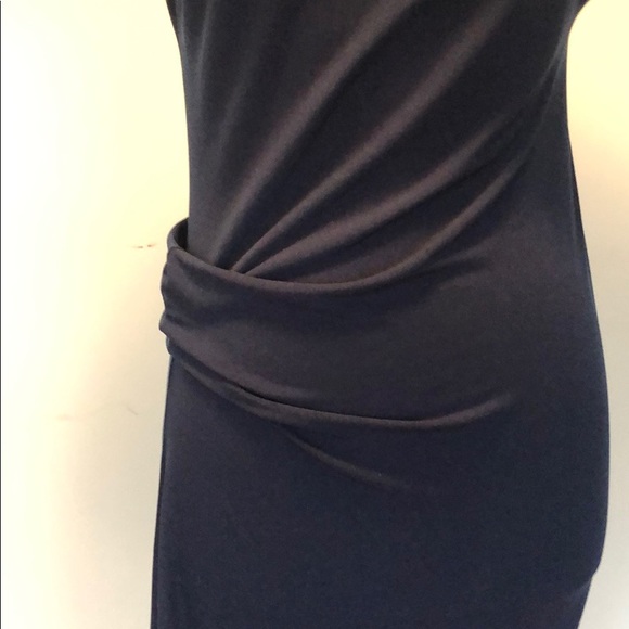 Navy designer dress - Picture 4 of 5